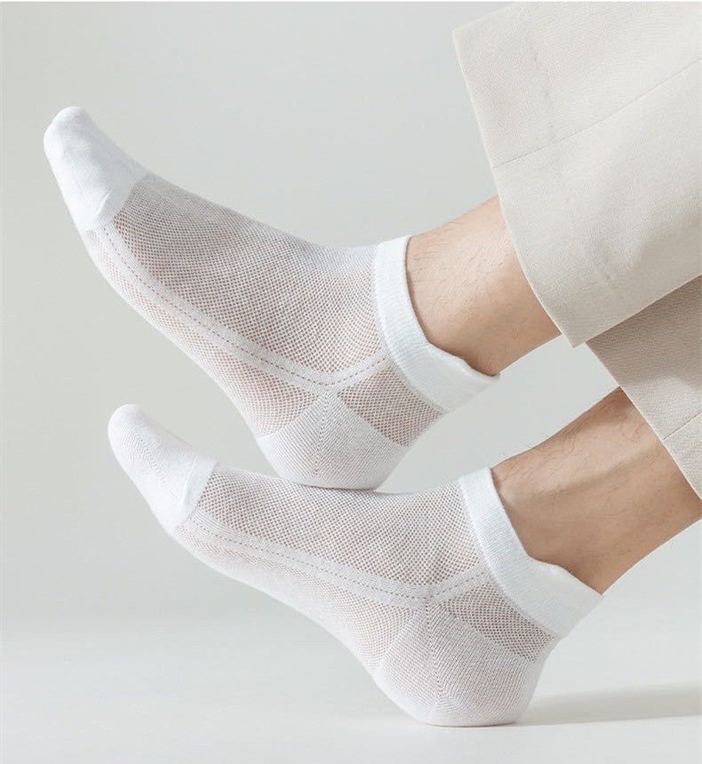 Skarpety z siateczki, męskie/damskie, pięta odporna na otarcia