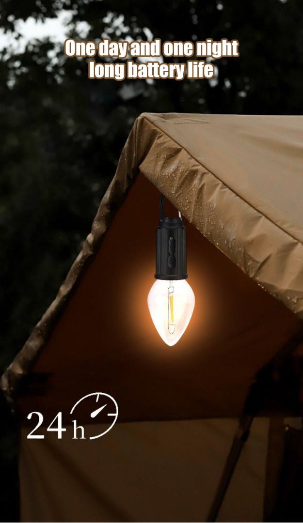 2 sztuki zniżki☀️⚡Nowa, ładowalna lampa kempingowa zasilana energią słoneczną, wielofunkcyjne, przenośne oświetlenie nastrojowe.